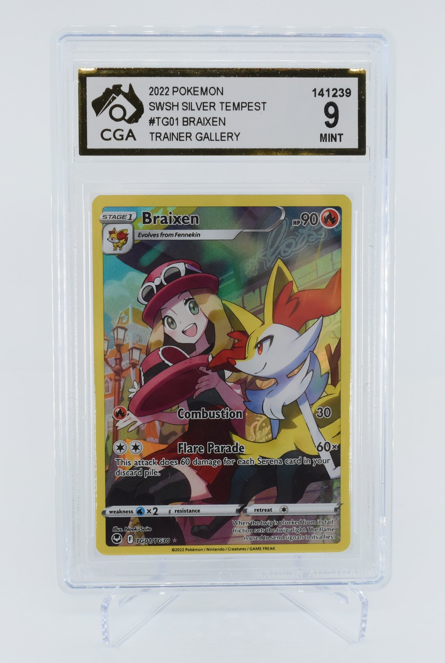 Braixen TG01 Silver Tempest CGA 9