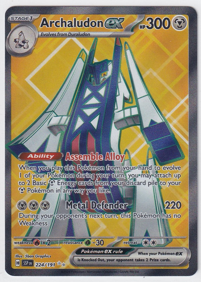 Archaludon ex 224/191 Surging Sparks