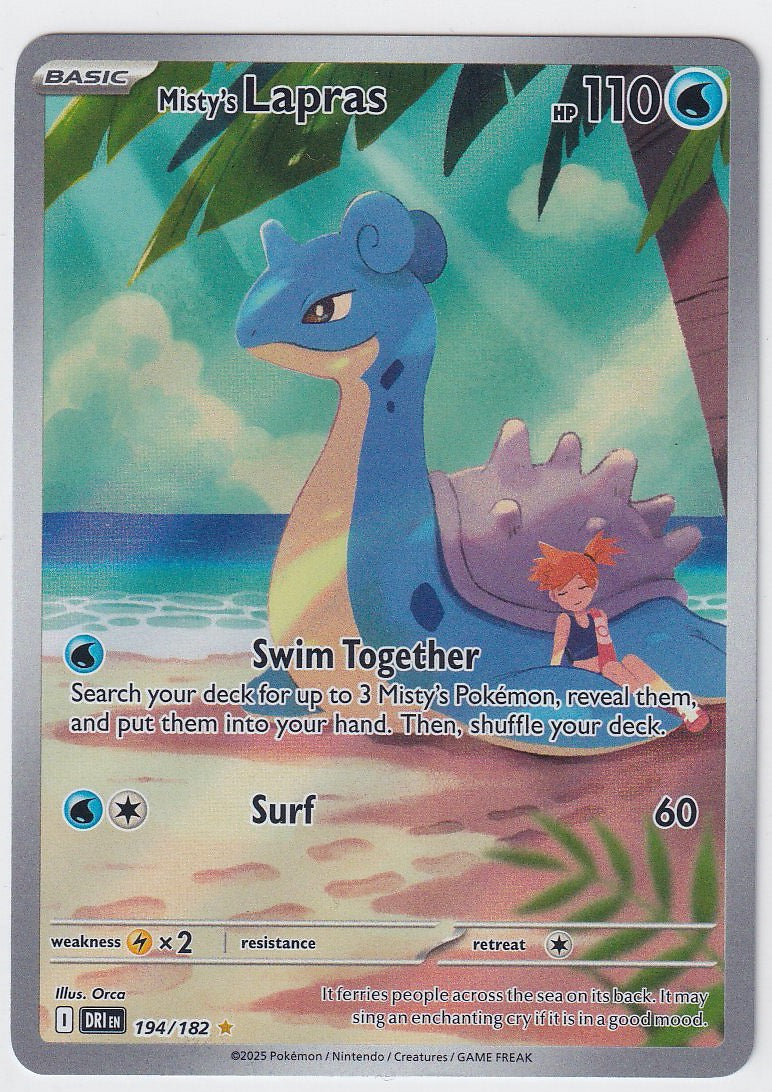 Misty's Lapras 194/182 Destined Rivals