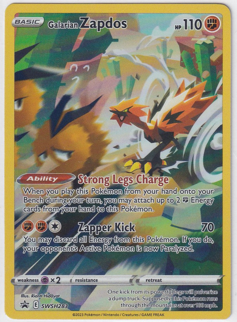 Galarian Zapdos SWSH283 Promo