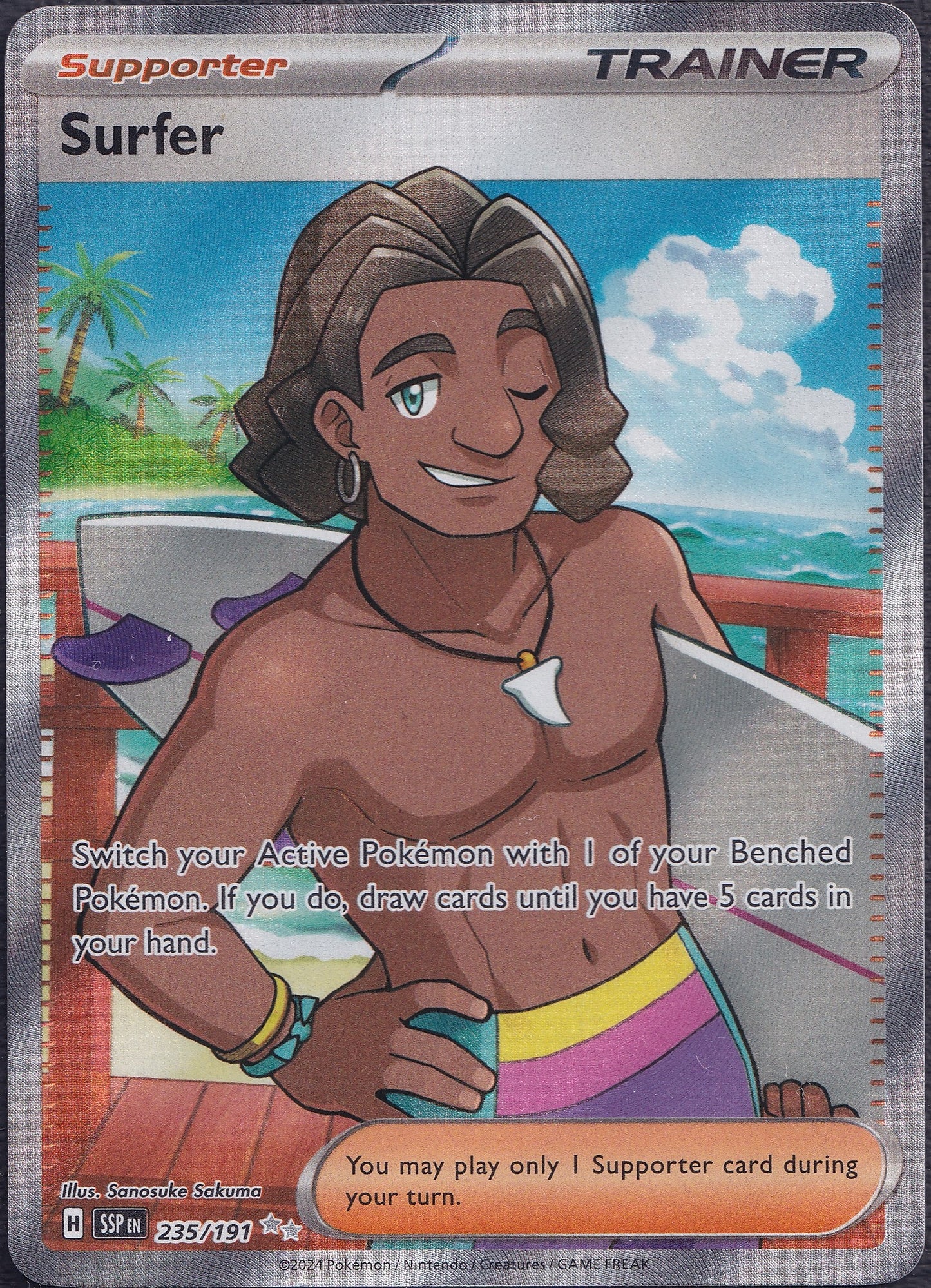 Surfer - 235/191 - Surging Sparks - NM/M - Ultra Rare