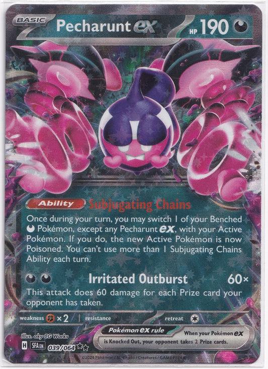Pecharunt ex - 039/064 - Ultra Rare (Double) Shrouded Fable