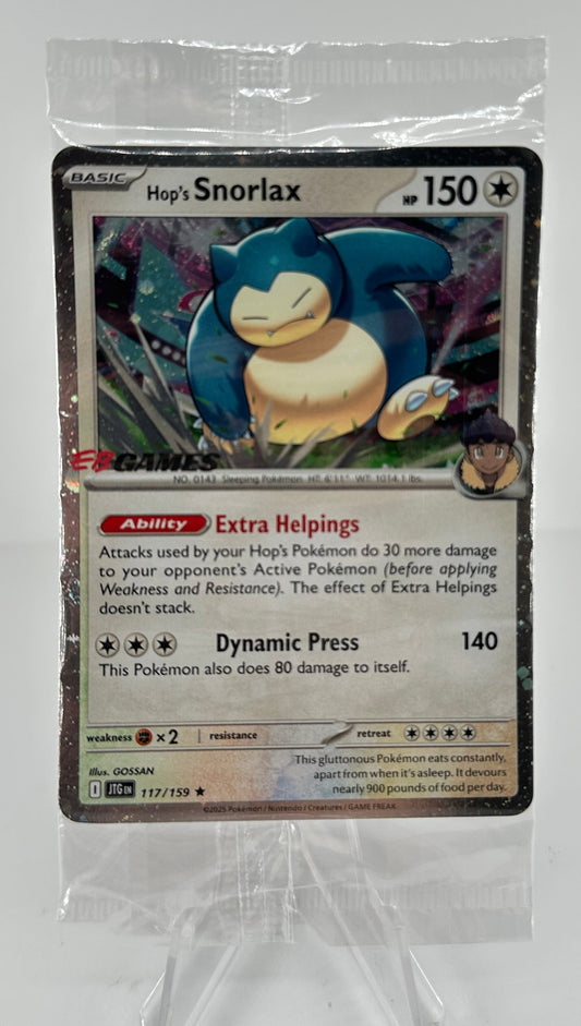 Hop’s Snorlax EB Games Stamped Promo