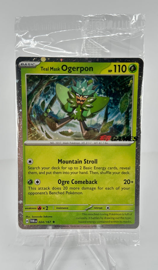 Teal Mask Ogerpon EB Games Stamped Promo