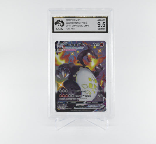 Charizard VMAX Full Art SV107/SV122 - Shining Fates CGA 9.5