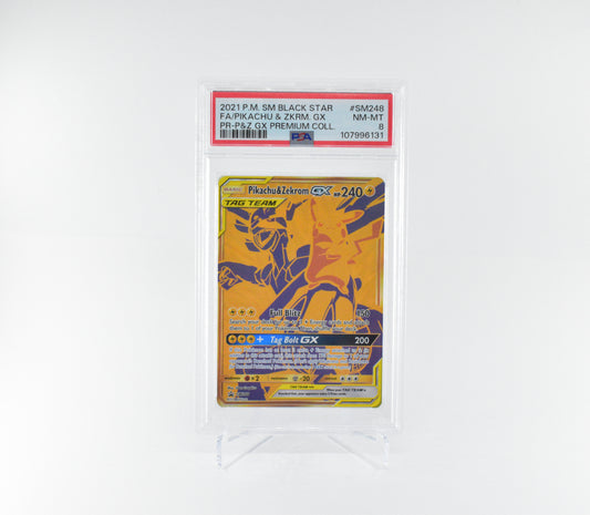 PSA 8 Pikachu Zekrom GX SM248 promo