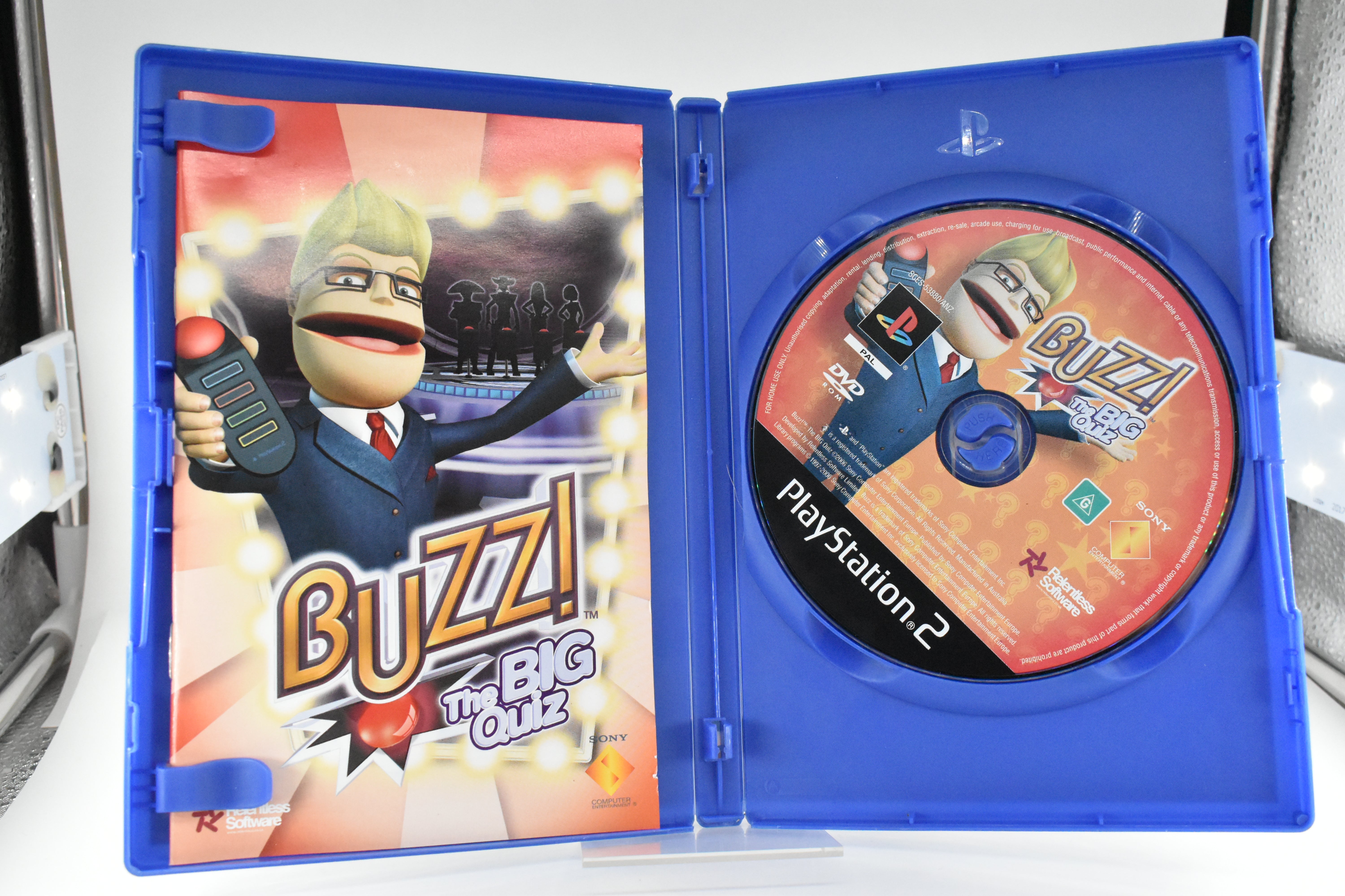 Buzz The Big Quiz PS2 Complete Collector s Compound Buzz The Big Quiz PS2 Complete Collector s Compound