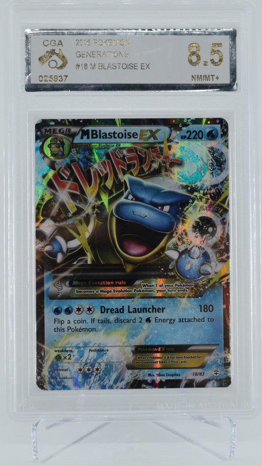 CGA 8.5 Mega Blastoise EX Generations 18/83