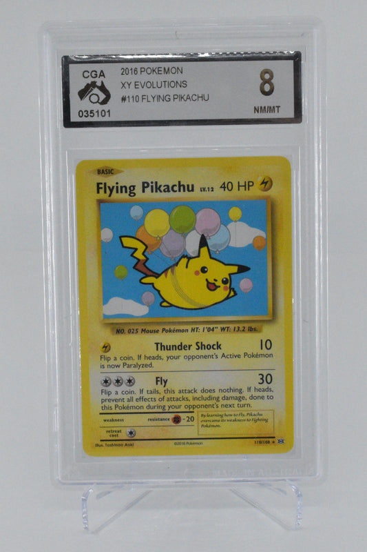 CGA 8 Flying Pikachu XY Evolutions 110/108