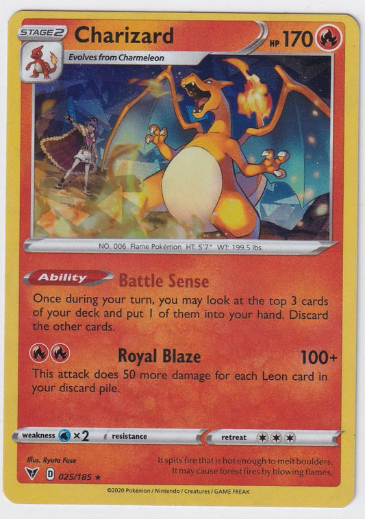 Charizard 025/185 Cracked Ice Holo Vivid Voltage