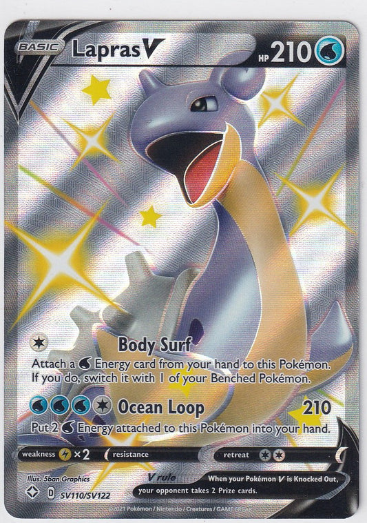 Lapras V SV110/SV122 Shining Fates