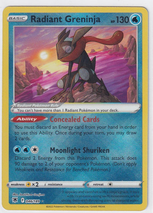 Radiant Greninja 046/189 Astral Radiance