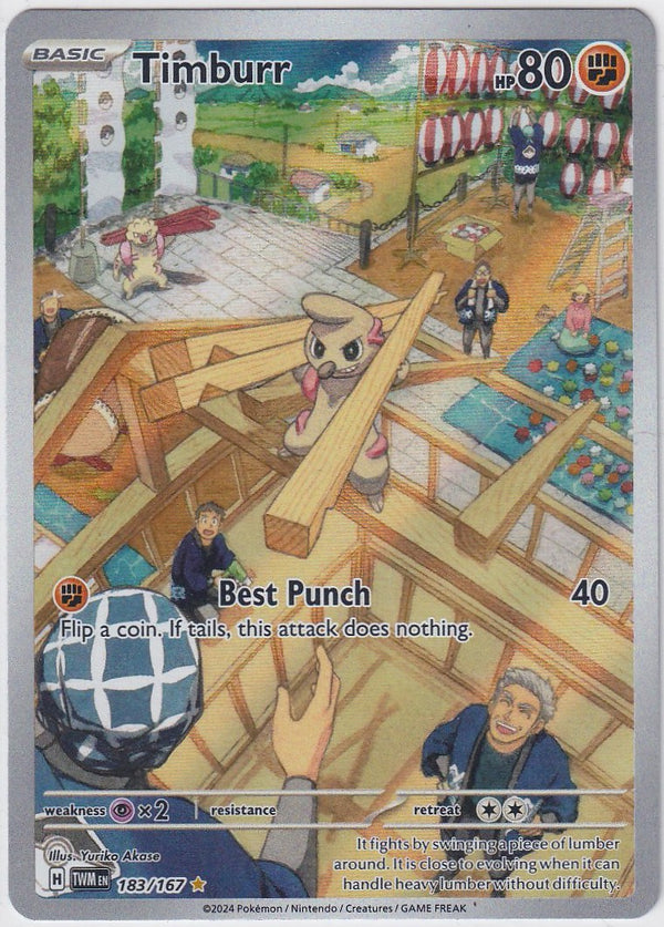 Timburr 183/167 Twilight Masquerade – Collector's Compound
