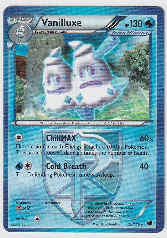 Vanilluxe 29/116 Black & White Plasma Freeze