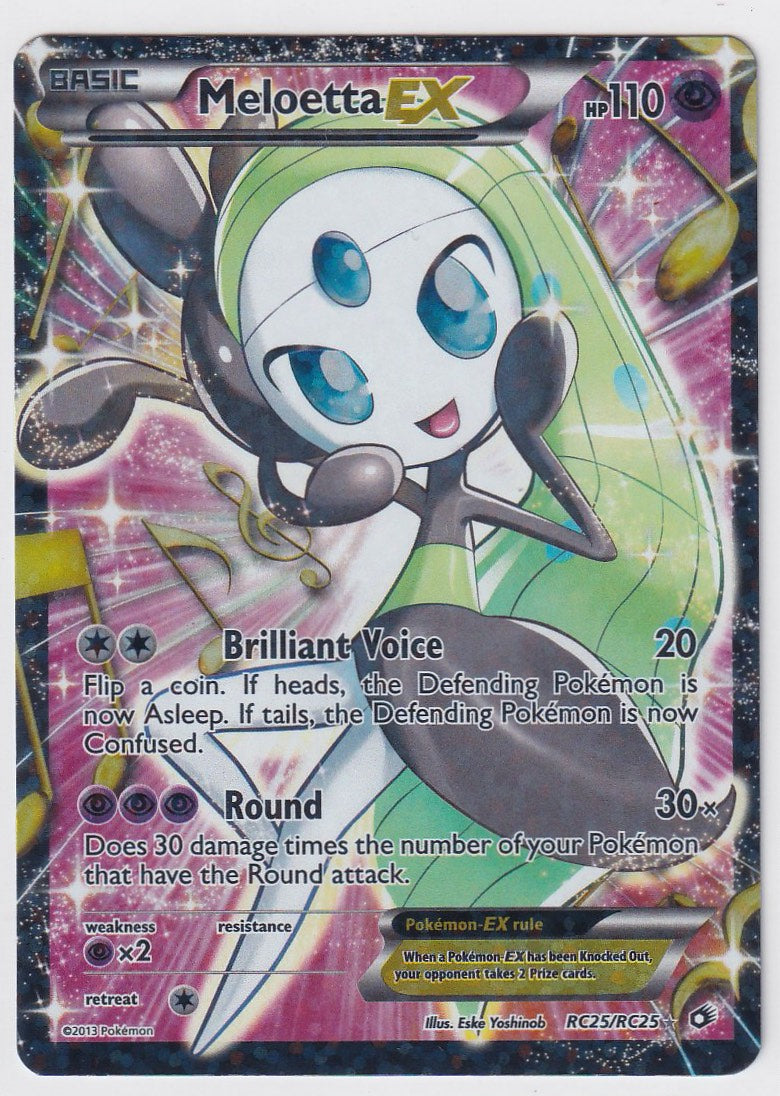 Meloetta EX RC25/RC25 Legendary Treasures