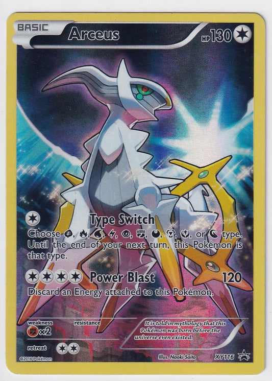 Arceus XY116 Black Star Promo