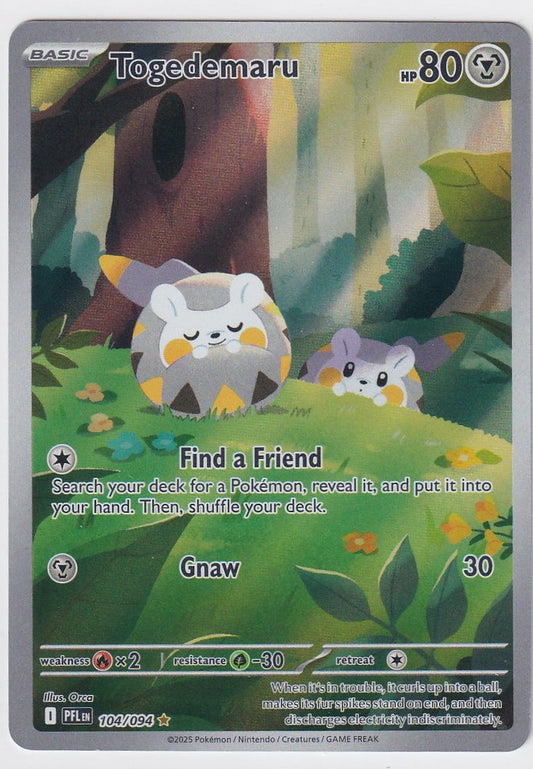 Togedemaru 104/094 Phantasmal Flames