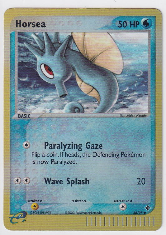 Horsea 33/97 Ex Dragon Reverse Holo