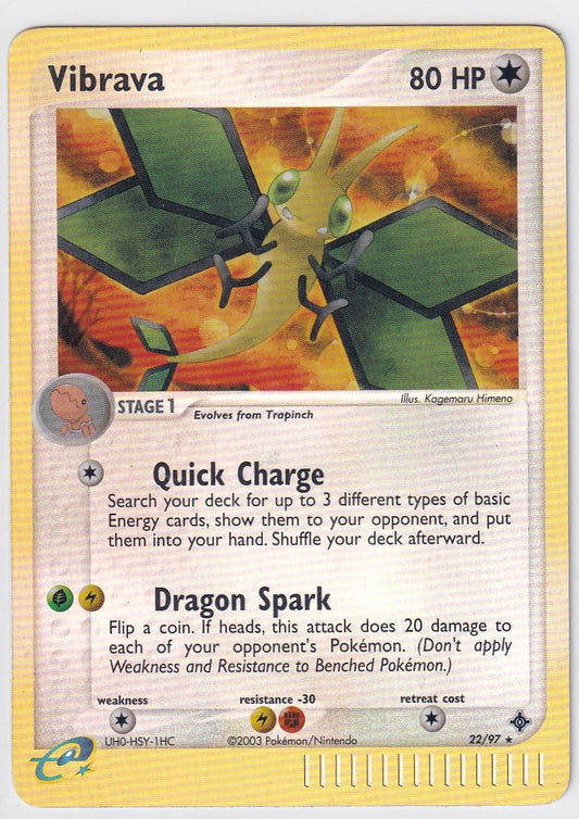 Vibrava 22/97 Ex Dragon Reverse Holo
