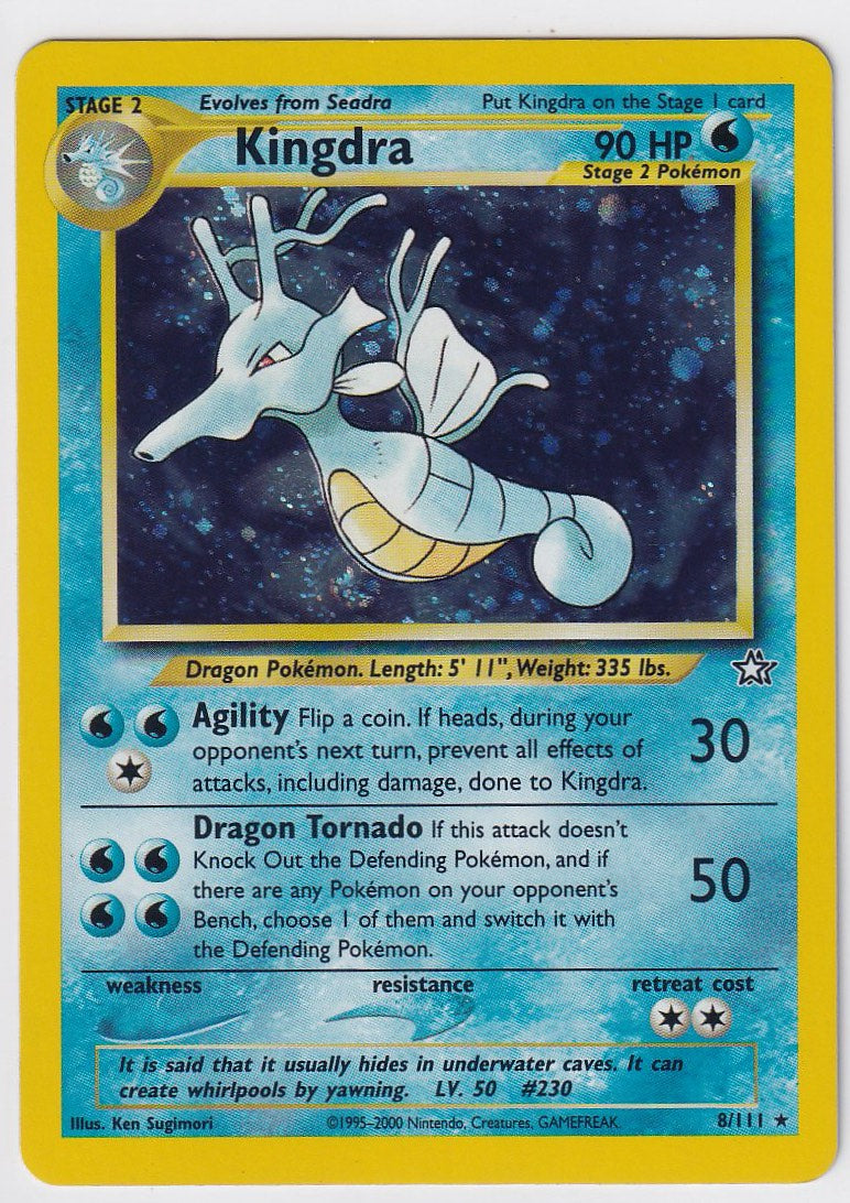 Kingdra 8/11 Neo Genesis Holo
