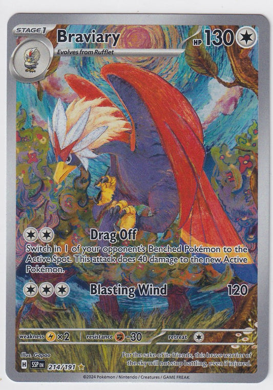 Braviary 214/191 Surging Sparks