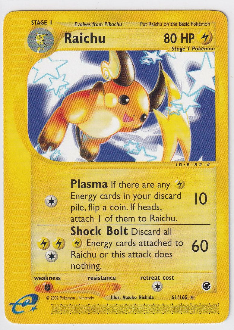 Raichu 61/165 Expedition