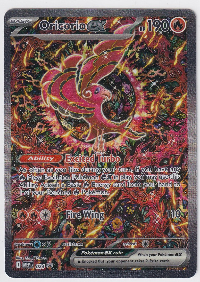 Oricorio ex MEP024 Black Star Promo