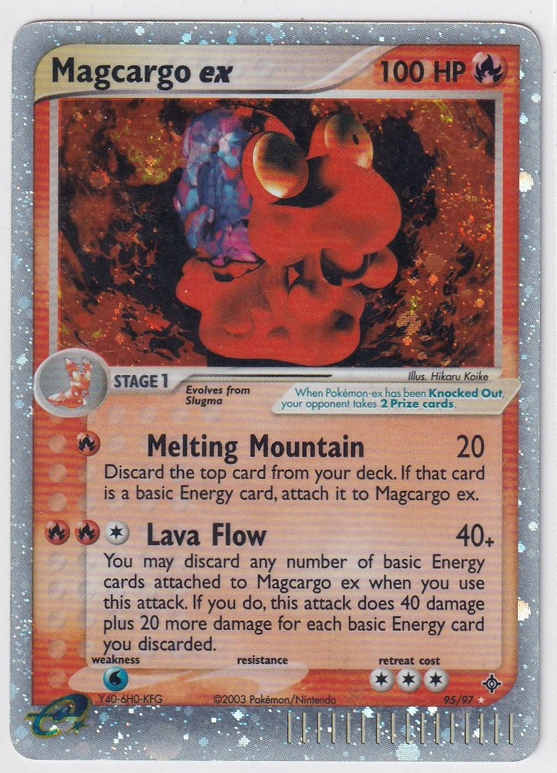 Magcargo ex 95/97 EX Dragon