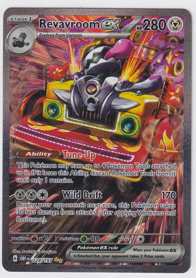 Revavroom ex 224/197 Obsidian Flames