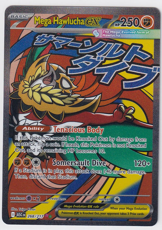 Mega Hawlucha ex 268/217 Ascended Heroes