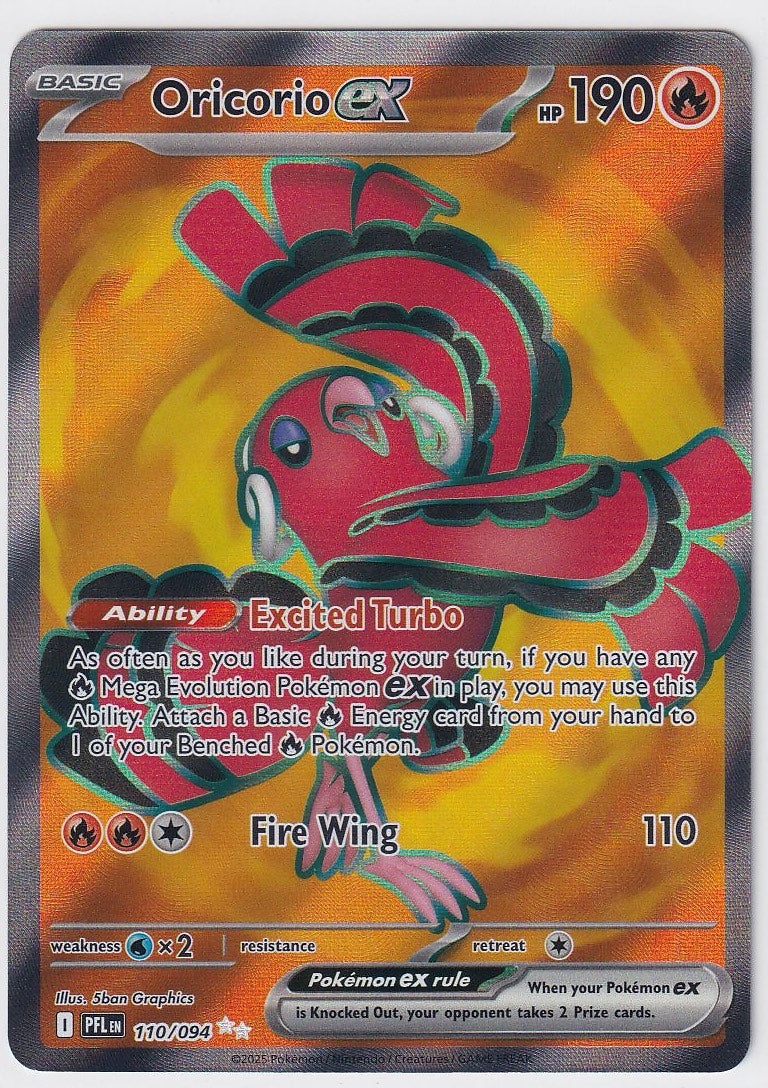 Oricorio ex 110/094 Phantasmal Flames