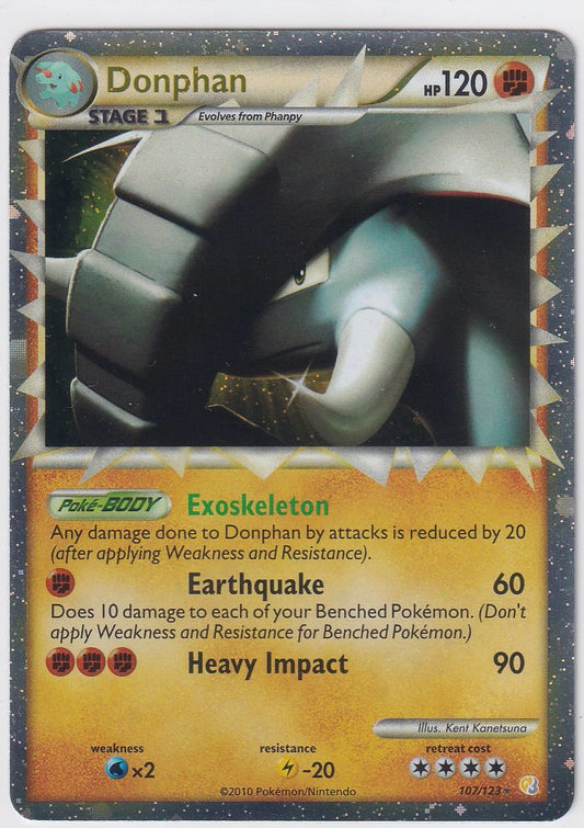 Donphan 107/123 Prime HeartGold & SoulSilver