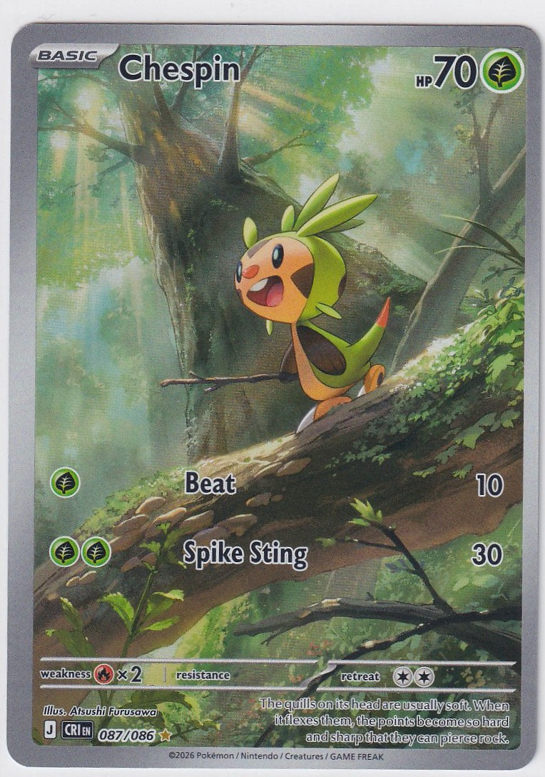 Chespin 087/086 Chaos Rising