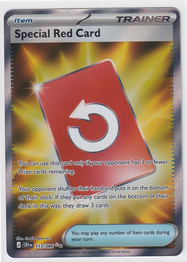 Special Red Card 113/086 Chaos Rising