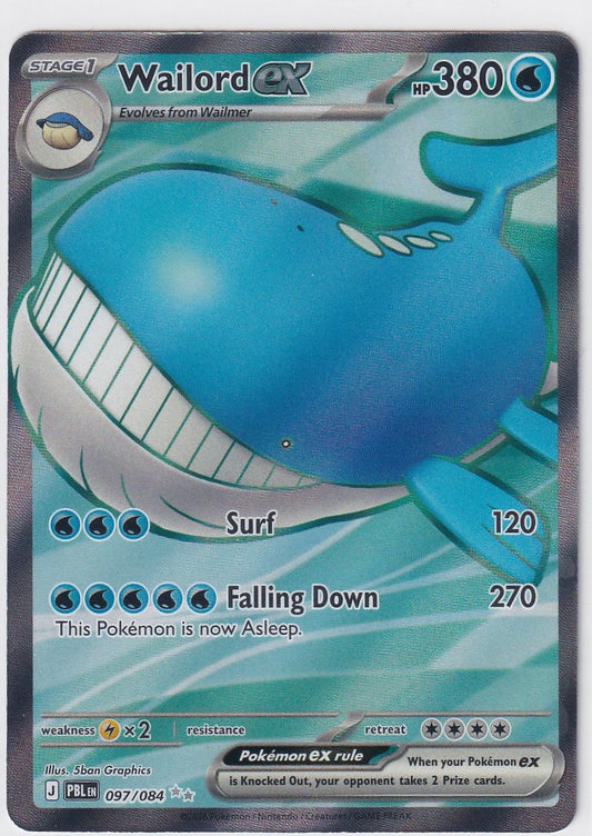 Wailord ex 097/084 Pitch Black