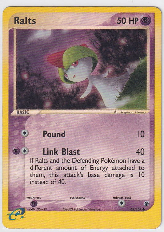 Ralts 68/109 EX Ruby & Sapphire Reverse Holo