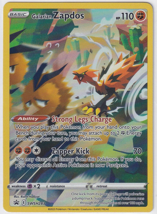 Galarian Zapdos SWSH283 Promo