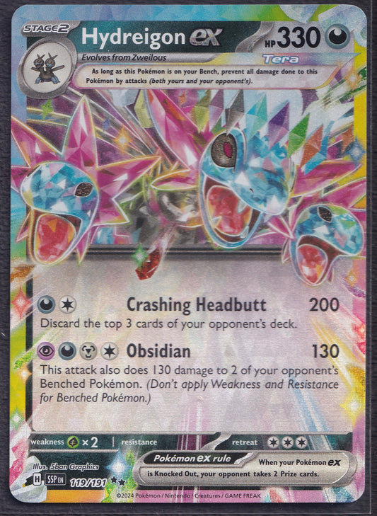 Hydreigon EX - 119/191 - Double Rare - Surging Sparks